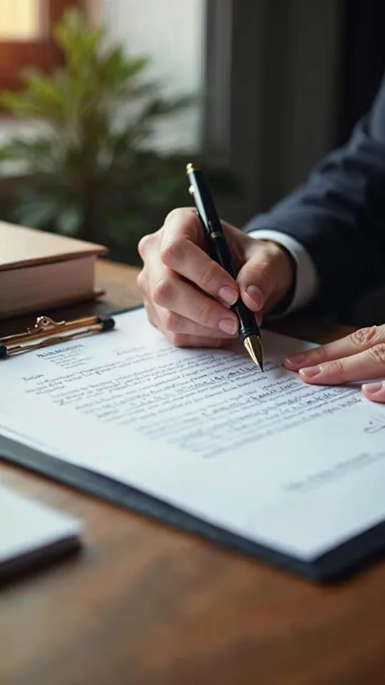 Signature de la lettre de mission entre le cabinet Expertise221 et son client