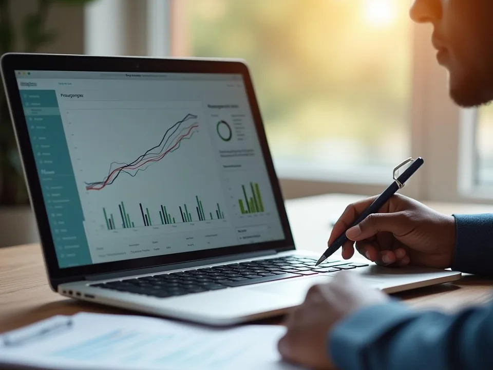 Tableau de bord de gestion présentant les indicateurs d'une PME suivie à Dakar